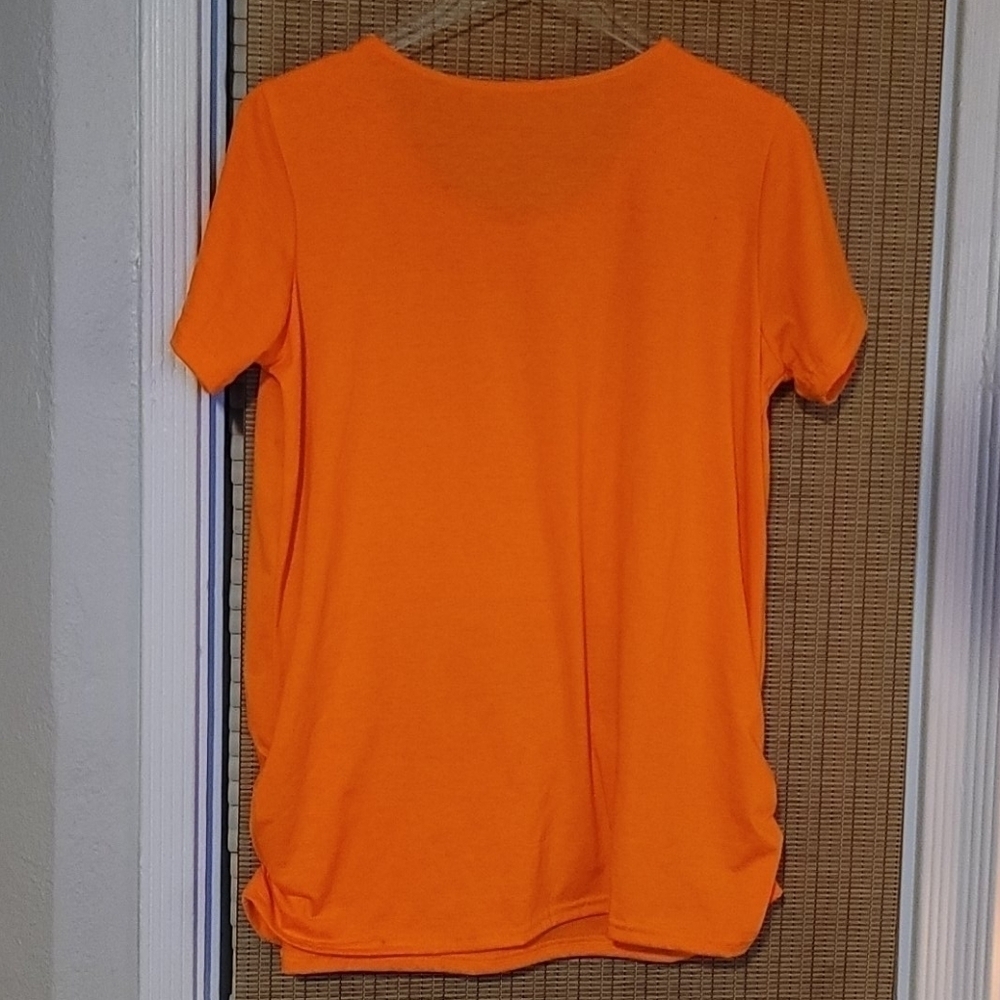 Bun in the Oven Maternity  Orange ttop - Picture 3 of 6